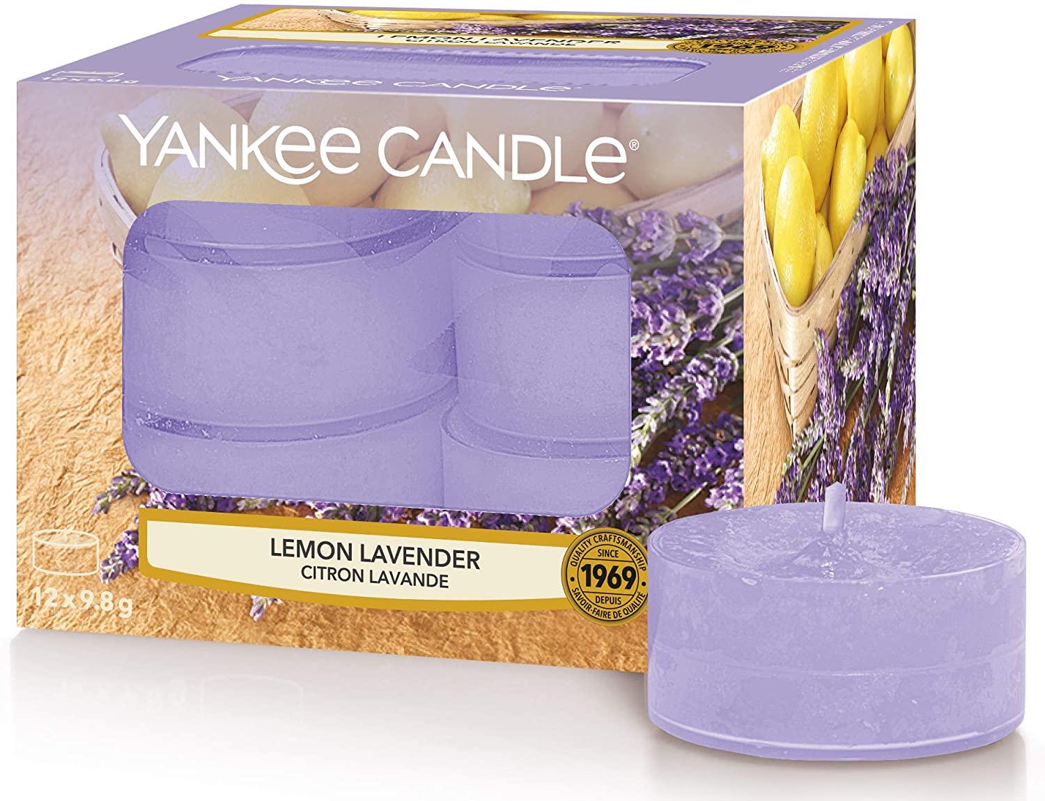 Tealight Lemon Lavender-Yankee Candle