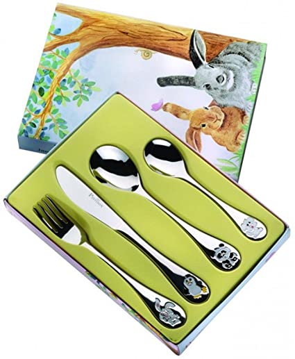 Set 4 pz posate animali